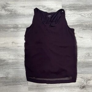LOFT Tank Top Blouse Sleeveless Casual Layering Top‎ Purple Size M